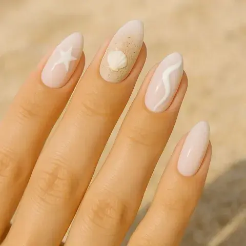 Sea nails: 12 diseños de uñas inspirados en el mar para empezar el 2026 Sea nails: 12 diseños de uñas inspirados en el mar para empezar el 2026