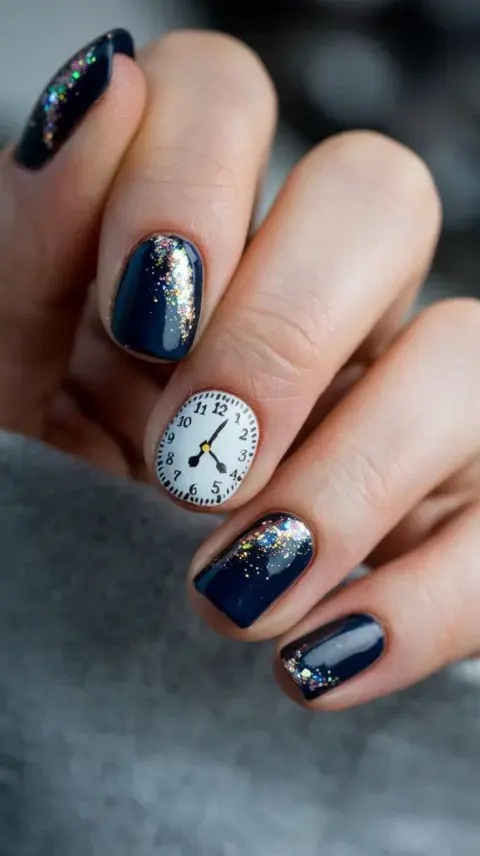 El diseño de uñas más sofisticado para recibir el Año Nuevo.