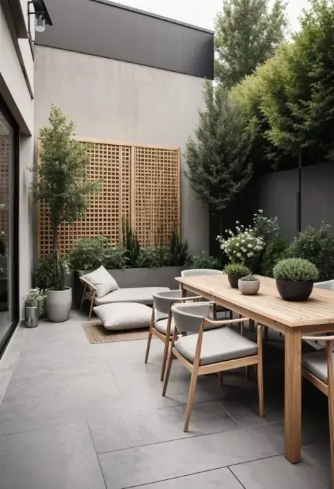 El truco de los diseñadores para que tu patio parezca más grande