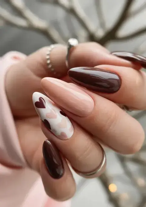 Uñas de febrero: 14 diseños románticos y fáciles de hacer Uñas de febrero: 14 diseños románticos y fáciles de hacer