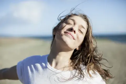 Foto de mujer de vacaciones. Foto de mujer de vacaciones.