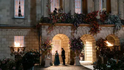 El Museo Holburne, en Bath, transformado en escenario de Bridgerton. El Museo Holburne, en Bath, transformado en escenario de Bridgerton.