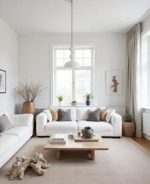 En el living minimalista cálido predominan los muebles de diseño simple y proporciones equilibradas. En el living minimalista cálido predominan los muebles de diseño simple y proporciones equilibradas.