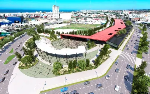 Un nuevo polo de arte y gastronomía abrió en el puerto de Mar del Plata Un nuevo polo de arte y gastronomía abrió en el puerto de Mar del Plata