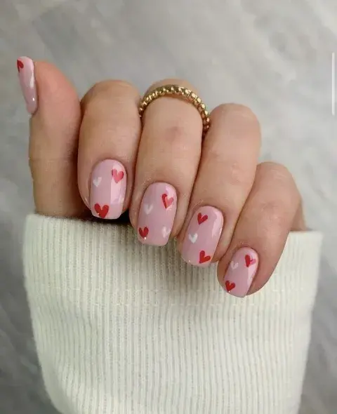 Uñas de febrero: 14 diseños románticos y fáciles de hacer Uñas de febrero: 14 diseños románticos y fáciles de hacer