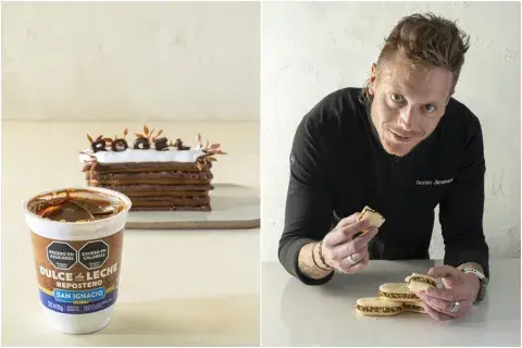 Rogel de sablé y dulce de leche: la versión moderna de un clásico argentino Rogel de sablé y dulce de leche: la versión moderna de un clásico argentino