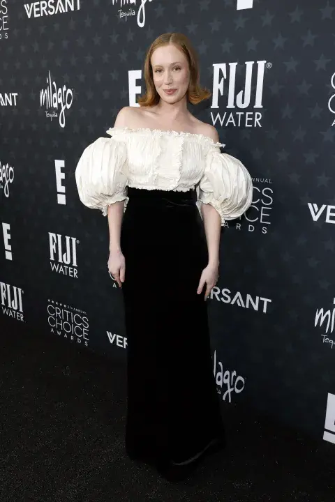 Imagen de Hannah Einbinder en los Critics Choice Awards. Imagen de Hannah Einbinder en los Critics Choice Awards.
