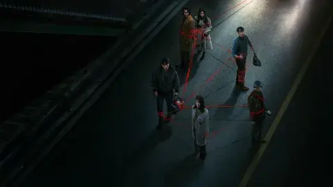 Póster de la serie Karma. Póster de la serie Karma.