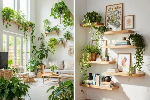 Plantas que aman los estantes: las mejores opciones para sumar verde sin recargar