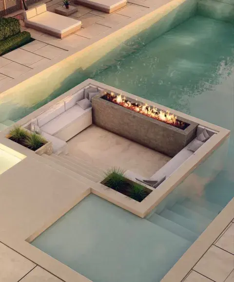 Plataformas sumergidas: la tendencia para transformar tu pileta en un ambiente chill out. Plataformas sumergidas: la tendencia para transformar tu pileta en un ambiente chill out.