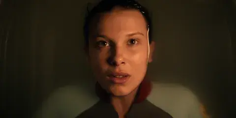 Foto de Millie Bobby Brown en Stranger Things 5. Foto de Millie Bobby Brown en Stranger Things 5.