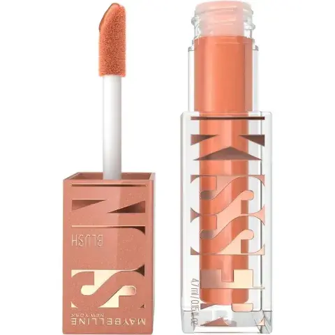 El Rubor Líquido Sunkisser da un toque radiante y bronceado al instante! Su fórmula innovadora te brinda un color natural y luminoso que dura hasta 12 horas (MAYBELLINE) El Rubor Líquido Sunkisser da un toque radiante y bronceado al instante! Su fórmula innovadora te brinda un color natural y luminoso que dura hasta 12 horas (MAYBELLINE)