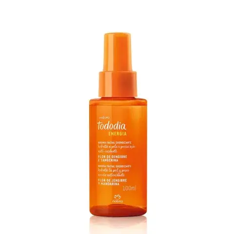 Bruma facial energizante Tododia Flor de jengibre y Mandarina (NATURA)