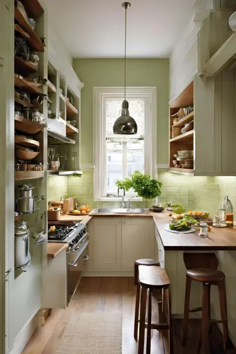 a organización es la verdadera clave para que una cocina pequeña rinda el doble. 