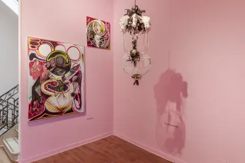 Fran Stella y Francisco Heredia, dos de los artistas que integran la curaduría de la muestra Glitch del sistema. Fran Stella y Francisco Heredia, dos de los artistas que integran la curaduría de la muestra Glitch del sistema.