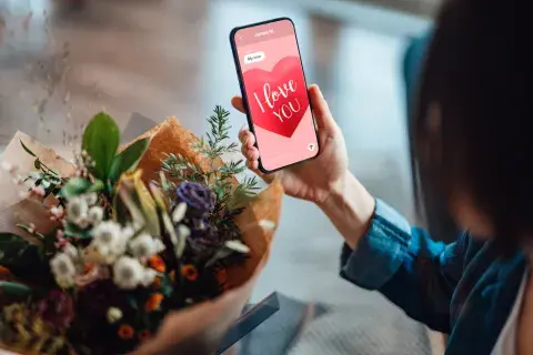 Foto de mujer enamorada. Foto de mujer enamorada.