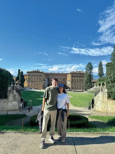 Sofía y Pablo en Florencia