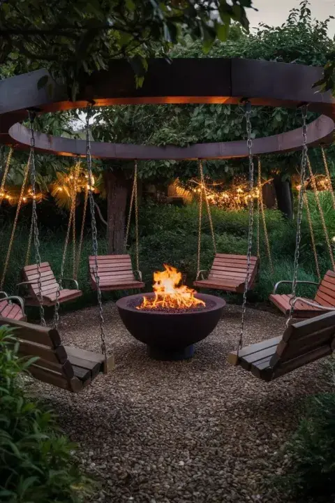 Ideas para usar fogoneros en tu jardín. Ideas para usar fogoneros en tu jardín.