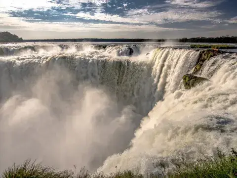 La Garganta del diablo, en las Cataratas del Iguazú La Garganta del diablo, en las Cataratas del Iguazú