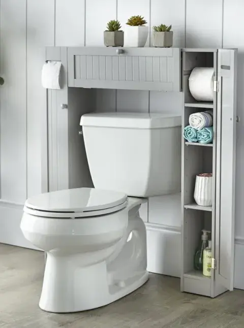 Ideas de guardado para que los baños chicos parezcan más amplios.