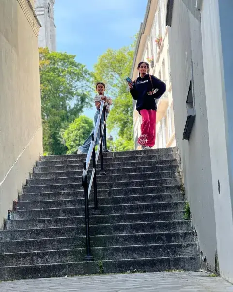 Foto de las hijas de Jenny Mavinga. Foto de las hijas de Jenny Mavinga.