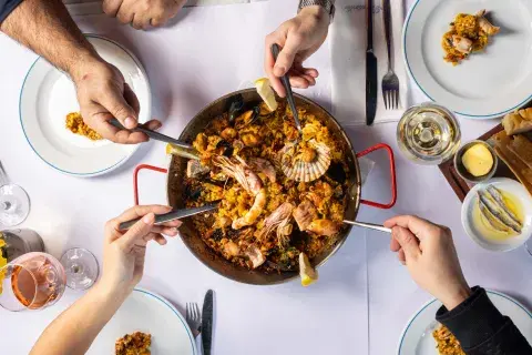 Paella de La Pescadorita Paella de La Pescadorita