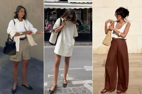 Outfits para la oficina con calor: 12 fórmulas frescas (sin perder prolijidad)
