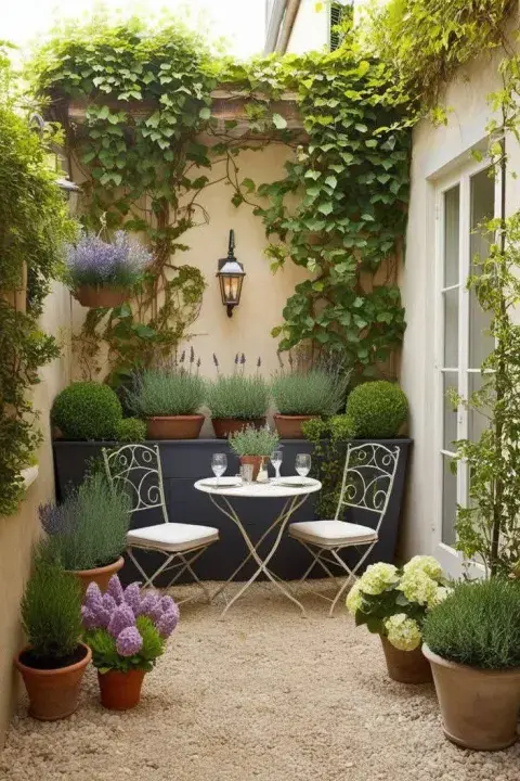 Mini patios románticos: ideas para crear un rincón lleno de encanto