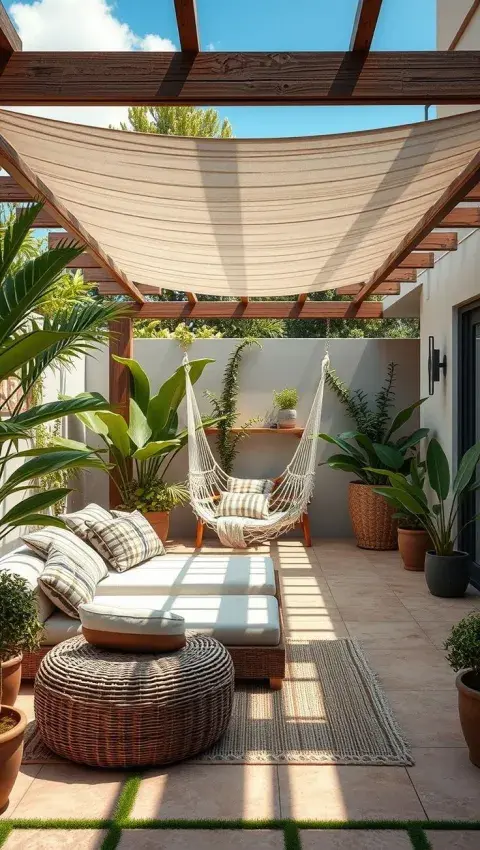 Patios con sombra: 5 ideas para lograr un rincón fresco en tu casa Patios con sombra: 5 ideas para lograr un rincón fresco en tu casa