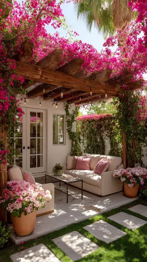 Patios con flores: 5 ideas para llenar tu casa de color Patios con flores: 5 ideas para llenar tu casa de color