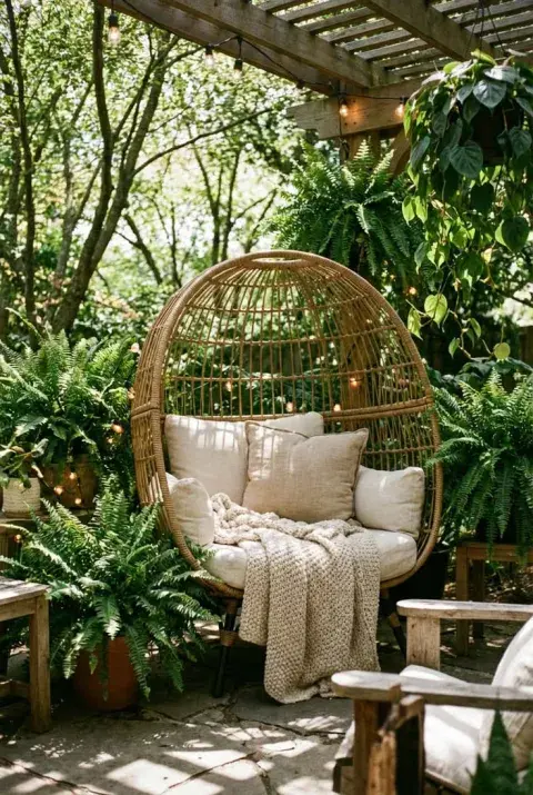 3 ideas simples para armar un rincón de lectura al aire libre