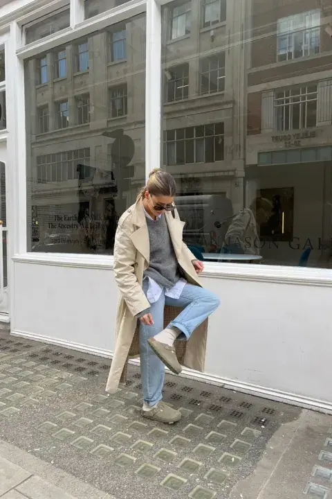 Con trench e incluso con medias, es el combo perfecto para los días frescos. Con trench e incluso con medias, es el combo perfecto para los días frescos.