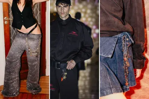 Kosiuko y Bullbenny, con cadenas y llaveros. Kosiuko y Bullbenny, con cadenas y llaveros.