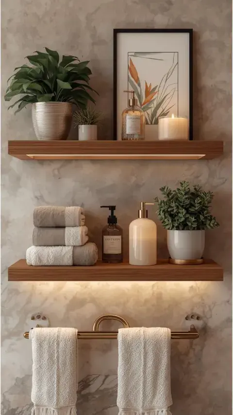 Finalmente, la organización inteligente marca la diferencia: estantes flotantes, cestas de mimbre o muebles auxiliares compactos ayudan a mantener el orden Finalmente, la organización inteligente marca la diferencia: estantes flotantes, cestas de mimbre o muebles auxiliares compactos ayudan a mantener el orden