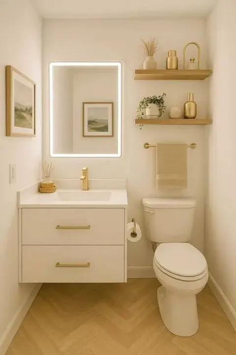 Los espejos dejaron de ser piezas funcionales para convertirse en uno de los elementos más decorativos del baño. Los espejos dejaron de ser piezas funcionales para convertirse en uno de los elementos más decorativos del baño.