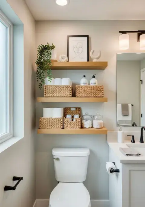 Toallas, alfombras de baño y cortinas de ducha tienen un impacto visual inmediato. Toallas, alfombras de baño y cortinas de ducha tienen un impacto visual inmediato.
