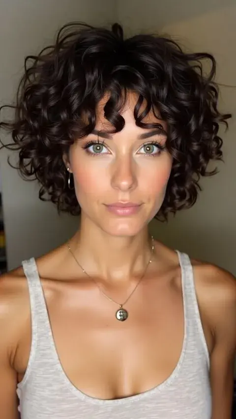 El cabello rizado también tiene su lugar en las tendencias de la temporada.