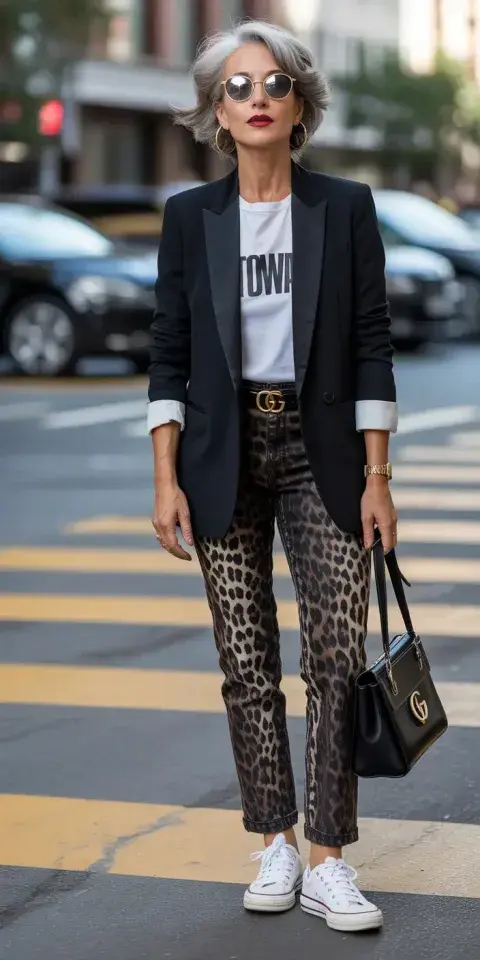 Incluso estampados históricamente vigentes, como los lunares, atraviesan un momento de menor protagonismo frente a alternativas más audaces, como el animal print —en especial, las versiones de cebra y tigre