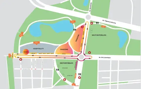 Para la ocasión, la Avenida del Libertador y la Avenida Sarmiento se transformarán en un circuito callejero de dos kilómetros, donde se realizarán dos show runs oficiales, previstos como los momentos centrales de la jornada.