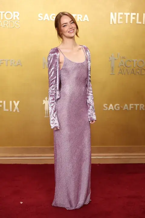 Emma Stone en la alfombra roja de los Actor Awards 2026. Emma Stone en la alfombra roja de los Actor Awards 2026.