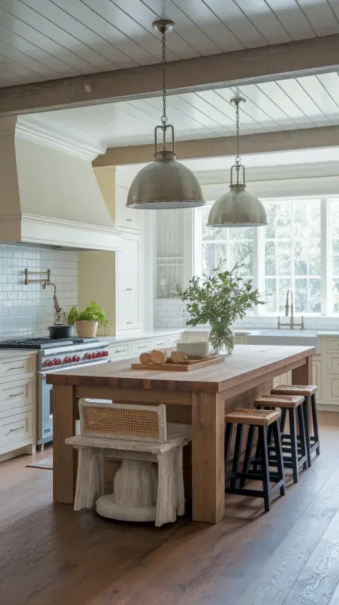 En viviendas con planta abierta, la isla puede actuar como límite visual entre la cocina y el living. En viviendas con planta abierta, la isla puede actuar como límite visual entre la cocina y el living.