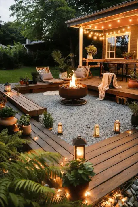 Sillones de exterior, bancos con almohadones o incluso un pequeño living armado con muebles resistentes a la intemperie ayudan a generar una atmósfera relajada. Sillones de exterior, bancos con almohadones o incluso un pequeño living armado con muebles resistentes a la intemperie ayudan a generar una atmósfera relajada.