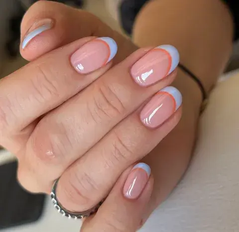 10 diseños de manicura francesa en colores pastel 10 diseños de manicura francesa en colores pastel