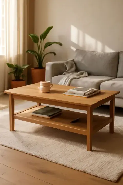 3. En el living: café y conversación
