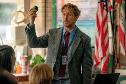Foto de Ryan Gosling en Proyecto Fin del Mundo.