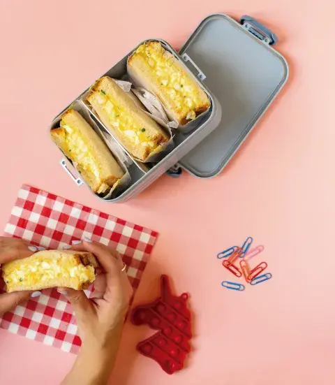 Sándwich de huevo cremoso Sándwich de huevo cremoso
