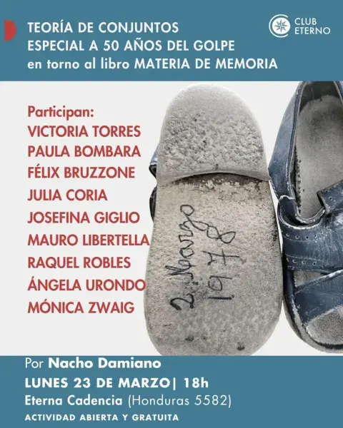 En torno al libro Materia de memoria (Planeta) En torno al libro Materia de memoria (Planeta)