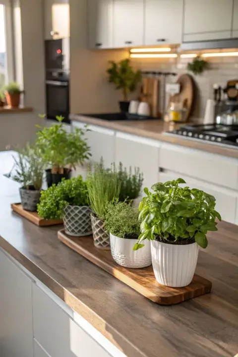 Adiós a las cocinas sin plantas: las mejores ideas para llevar el verde a este espacio Adiós a las cocinas sin plantas: las mejores ideas para llevar el verde a este espacio