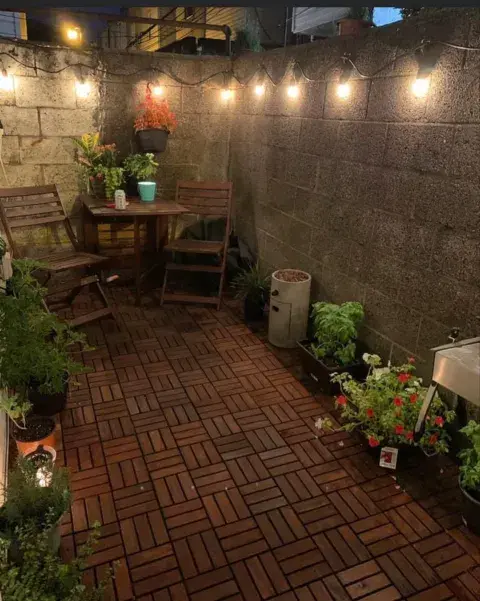 Foto de patio exterior.