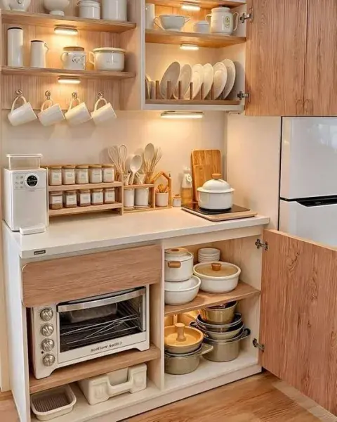Mantener la cocina en orden no solo mejora la estética del espacio, sino que también facilita el día a día. Cuando cada cosa tiene su lugar, cocinar se vuelve más práctico y hasta más placentero.